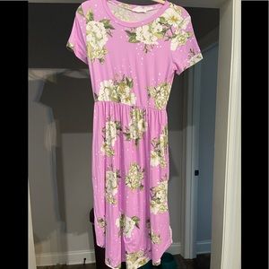 Beautiful lilac Stretchy New without tags reborn J dress